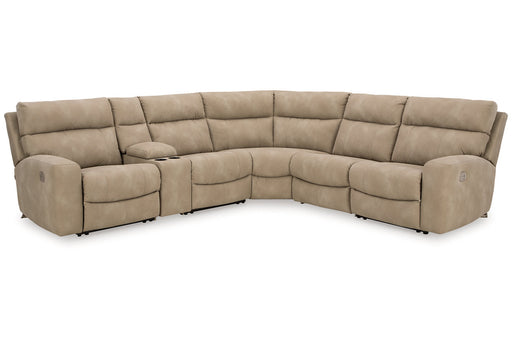 Next-Gen DuraPella Sand 6-Piece Power Reclining Sectional -  Ashley - DMV Furniture