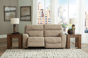 Next-Gen DuraPella Sand 2-Piece Power Reclining Sectional Loveseat -  Ashley - DMV Furniture