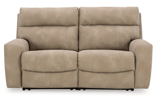 Next-Gen DuraPella Sand 2-Piece Power Reclining Sectional Loveseat -  Ashley - DMV Furniture