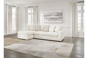 Chessington Ivory 2-Piece Sectional with Chaise -  Ashley - DMV Furniture