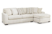 Chessington Ivory 2-Piece Sectional with Chaise -  Ashley - DMV Furniture
