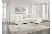 Chessington Ivory 2-Piece Sectional with Chaise -  Ashley - DMV Furniture