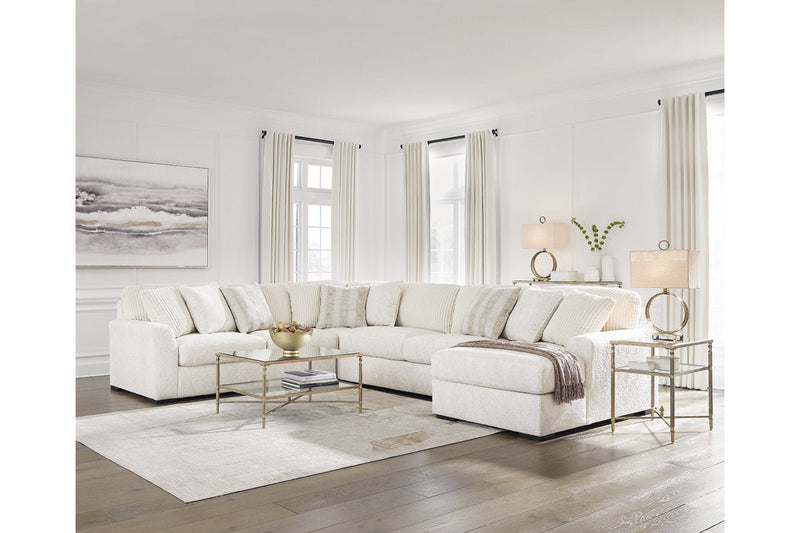 Chessington Ivory 4-Piece Sectional with Chaise -  Ashley - DMV Furniture