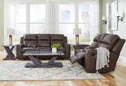Lavenhorne Umber Reclining Sofa and Loveseat from Ashley - DMV Furniture