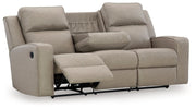 Lavenhorne Pebble Reclining Sofa and Loveseat from Ashley - DMV Furniture
