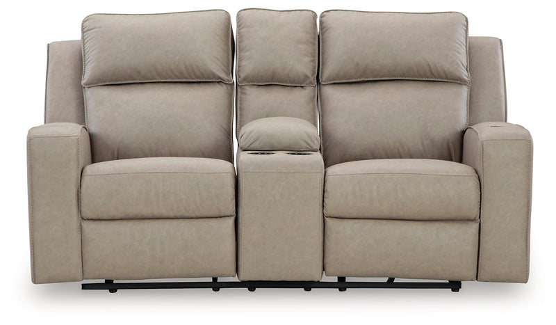 Lavenhorne Pebble Reclining Sofa and Loveseat from Ashley - DMV Furniture