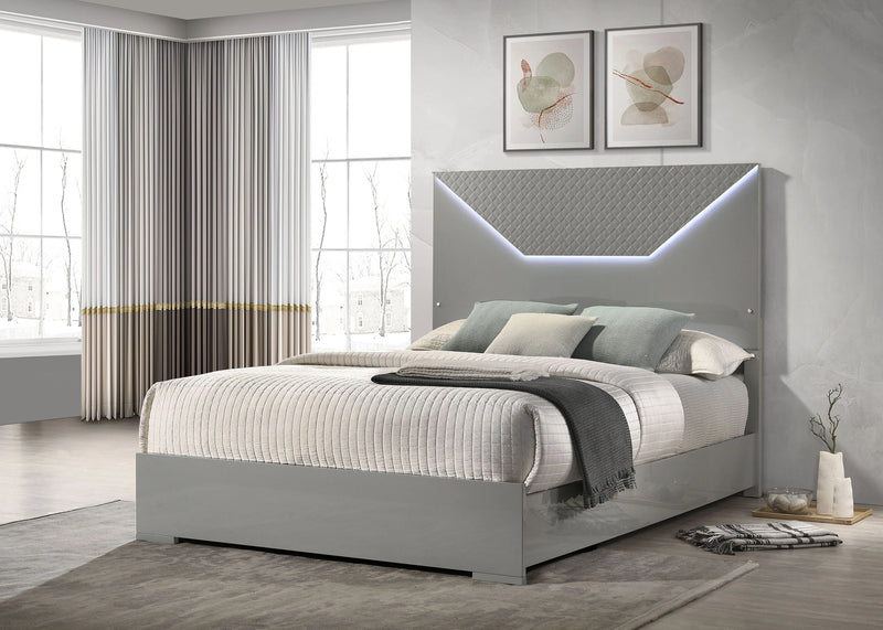 Ives Panel Bed with LED Lighting