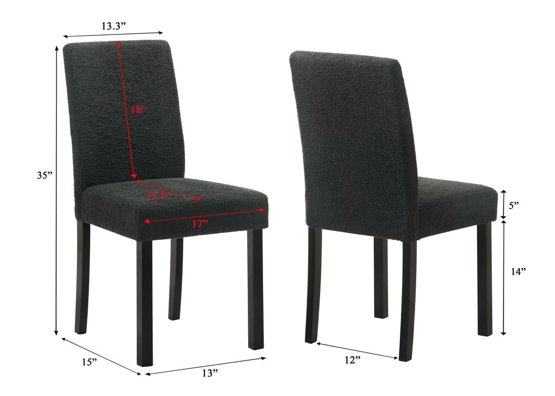 Resia - Dining Chair (Set of 4) - Black