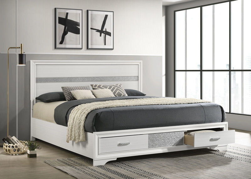 Miranda Panel Platform Storage Bed