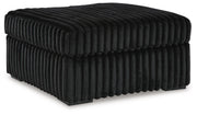 Midnight-Madness Double Chaise Sectional - Onyx