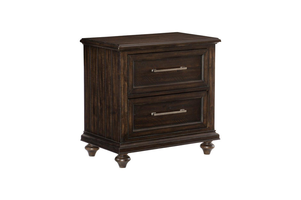 Cardano 5 Piece Queen Bedroom Set In Driftwood Charcoal 1689-1-5Set | Homelegance