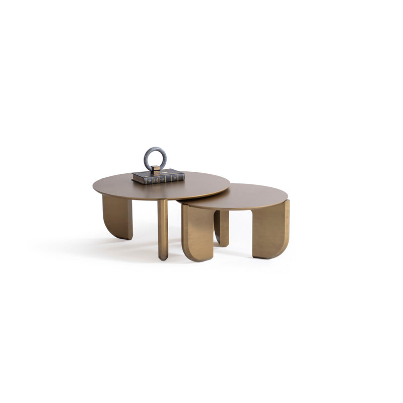 720 Gold 3 Pc Coffee Table Set [ETA: 3/15] - 720GOLD-COFSET