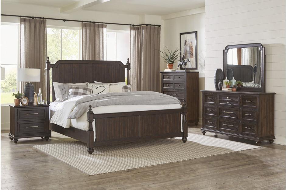 Logandale Queen Bed In Charcoal 1689P-Q | Homelegance