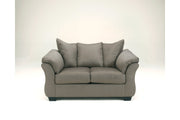 Darcy Cobblestone Sofa, Loveseat and Recliner -  Ashley - DMV Furniture