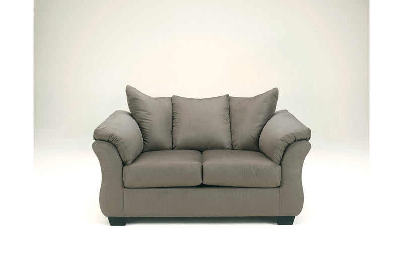Darcy Cobblestone Sofa, Loveseat and Recliner -  Ashley - DMV Furniture