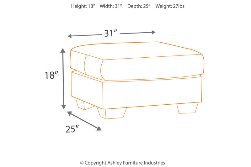 Darcy Cobblestone Sofa, Chair and Ottoman -  Ashley - DMV Furniture
