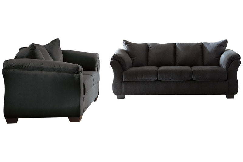 Darcy Black Sofa and Loveseat -  Ashley - DMV Furniture