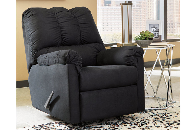 Darcy Black Sofa and Recliner -  Ashley - DMV Furniture