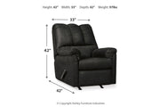 Darcy Black Sofa and Recliner -  Ashley - DMV Furniture