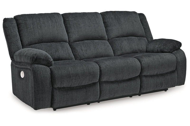 Draycoll Slate Power Reclining Sofa, Loveseat and Recliner -  Ashley - DMV Furniture