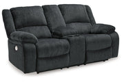 Draycoll Slate Power Reclining Sofa, Loveseat and Recliner -  Ashley - DMV Furniture