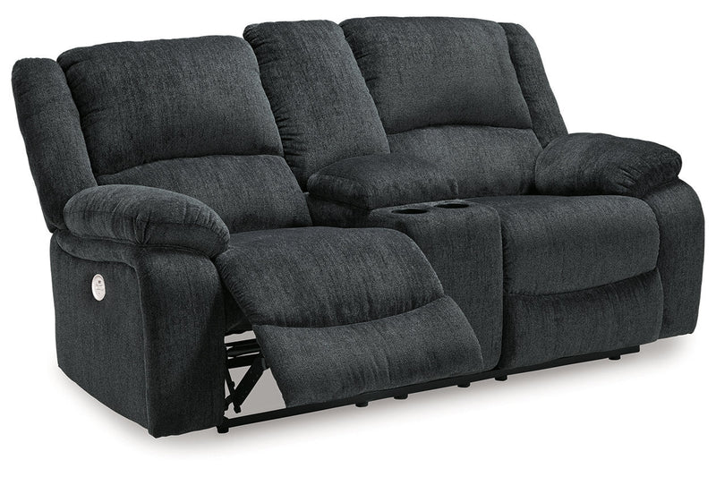 Draycoll  2 Power Reclining Loveseats and Recliner -  Ashley - DMV Furniture
