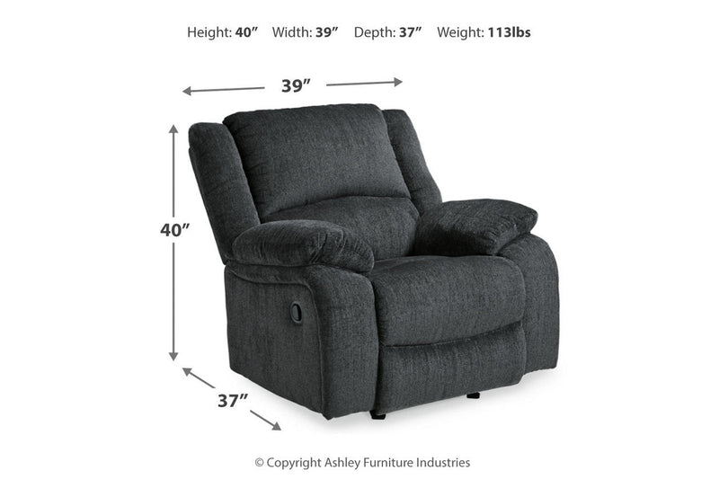 Draycoll Slate Reclining Sofa and Recliner -  Ashley - DMV Furniture