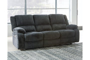 Draycoll Slate Power Reclining Sofa and Loveseat -  Ashley - DMV Furniture