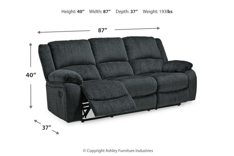 Draycoll Slate Reclining Sofa and Recliner -  Ashley - DMV Furniture