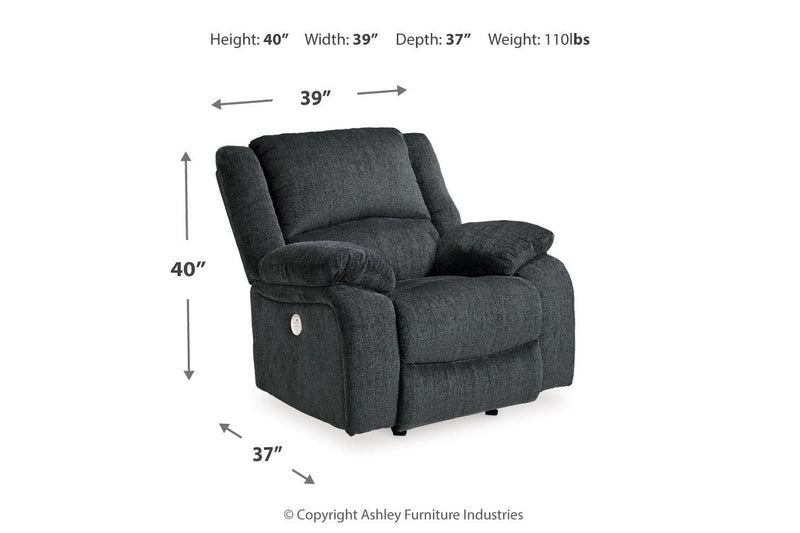 Draycoll  2 Power Reclining Loveseats and Recliner -  Ashley - DMV Furniture