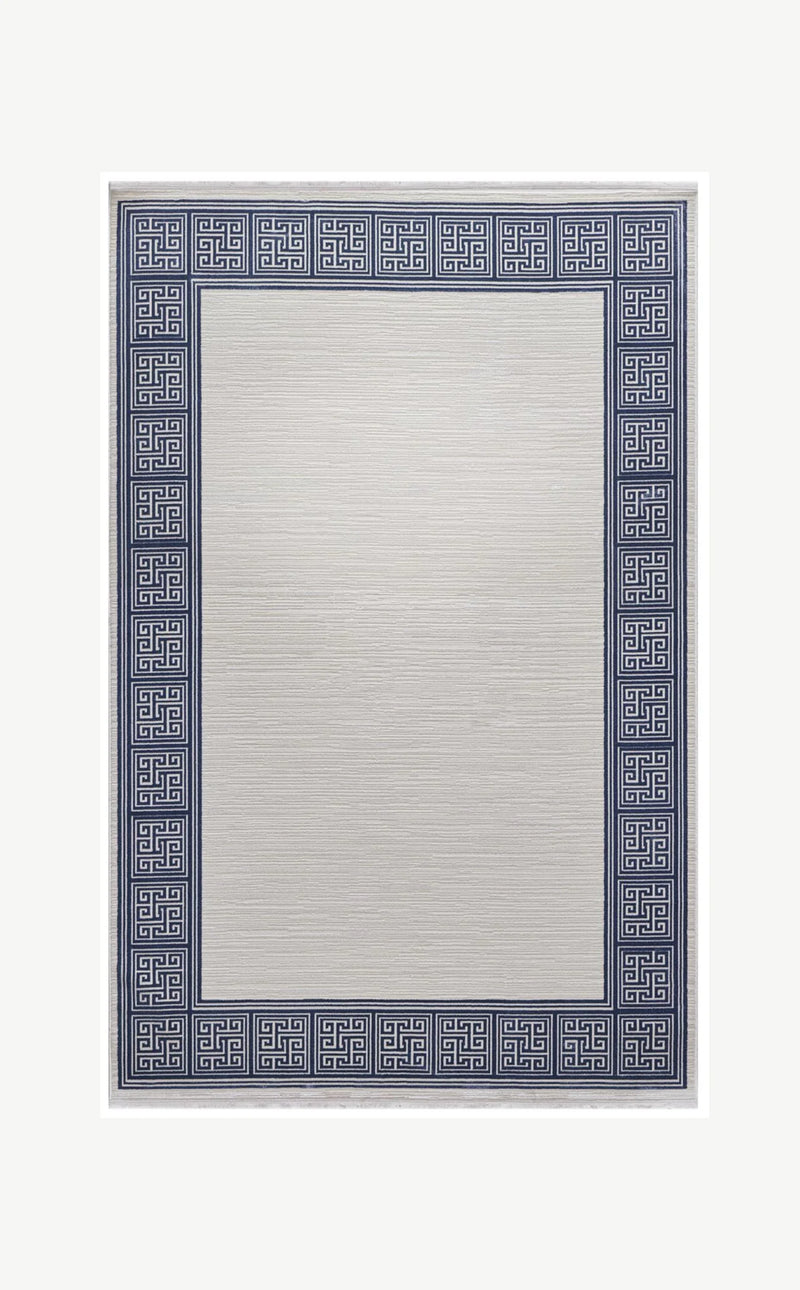 Empire 5 by 7 Blue/Cream (7798A)