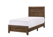 Crown Mark Millie Twin Panel Bed in Brown Cherry image