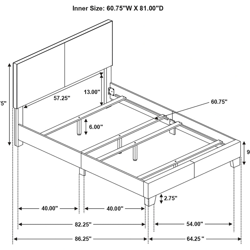 Dorian Panel Bed