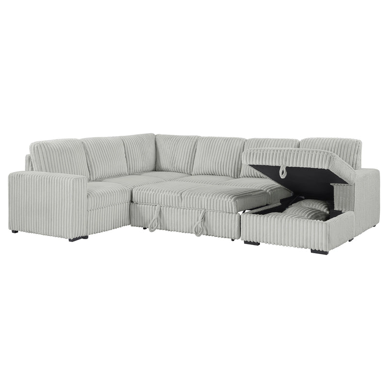 Devonshire Pull-Out Sleeper Sectional Sofa