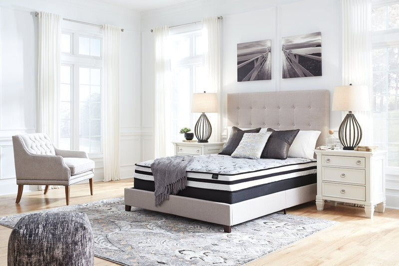 8 Inch Chime Innerspring White Full Mattress in a Box - DMV FurnitureFull Mattress
