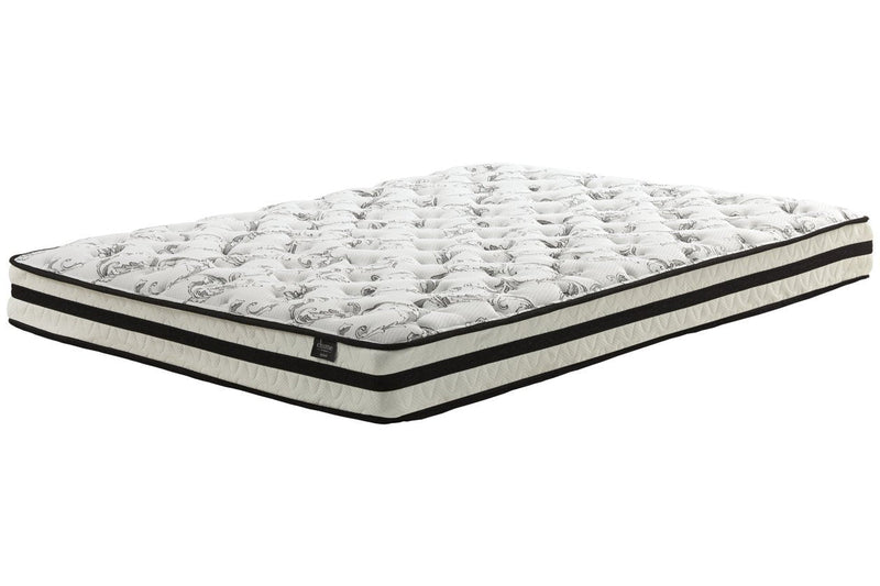 8 Inch Chime Innerspring White King Mattress in a Box - DMV FurnitureKing Mattress