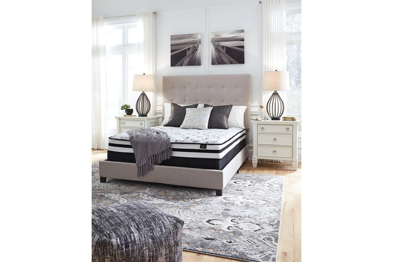 8 Inch Chime Innerspring White Queen Mattress in a Box - DMV FurnitureQueen Mattress