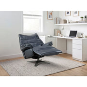 8106BUE-1PW Power Reclining Swivel Chair with Manual Adjustable Headrest - 8106BUE-1PW
