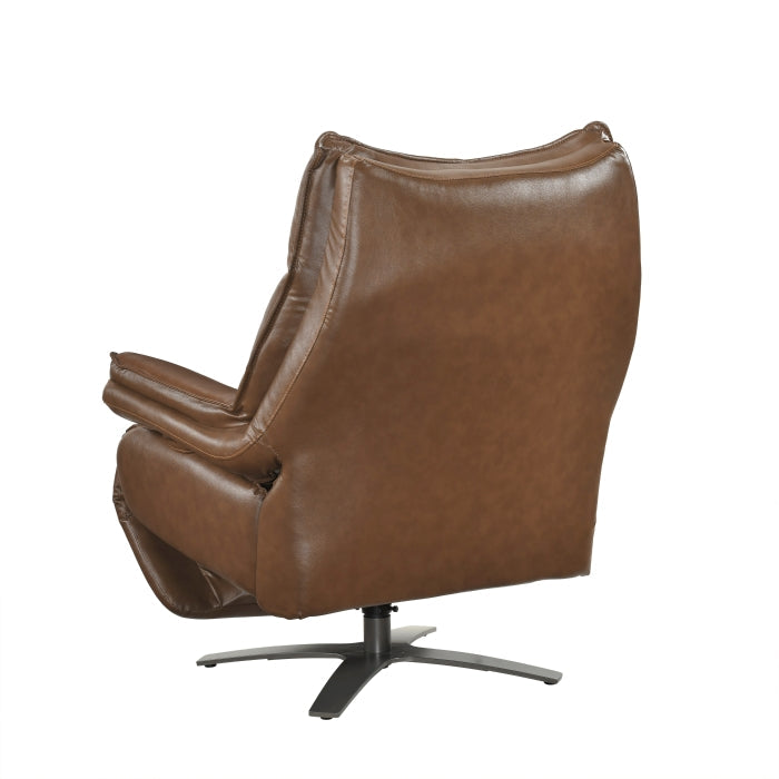 8106TBR-1PW Power Reclining Swivel Chair with Manual Adjustable Headrest - 8106TBR-1PW
