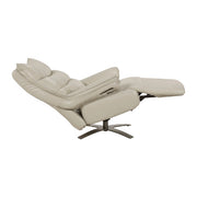 8106TPE-1PW Power Reclining Swivel Chair with Manual Adjustable Headrest - 8106TPE-1PW