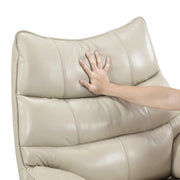 8106TPE-1PW Power Reclining Swivel Chair with Manual Adjustable Headrest - 8106TPE-1PW