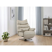 8106TPE-1PW Power Reclining Swivel Chair with Manual Adjustable Headrest - 8106TPE-1PW