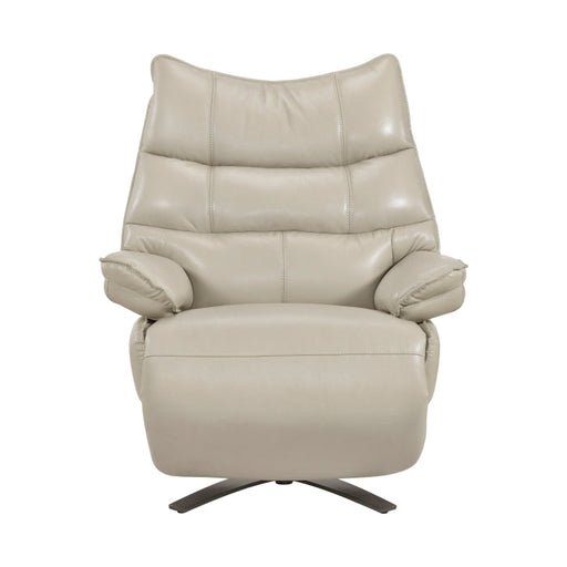 8106TPE-1PW Power Reclining Swivel Chair with Manual Adjustable Headrest - 8106TPE-1PW