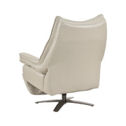 8106TPE-1PW Power Reclining Swivel Chair with Manual Adjustable Headrest - 8106TPE-1PW