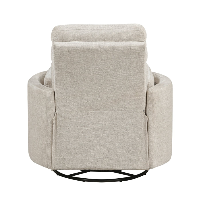 8118BE-1PW Power Swivel Glider Reclining Chair - 8118BE-1PW