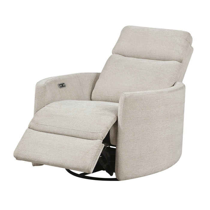 8118BE-1PW Power Swivel Glider Reclining Chair - 8118BE-1PW