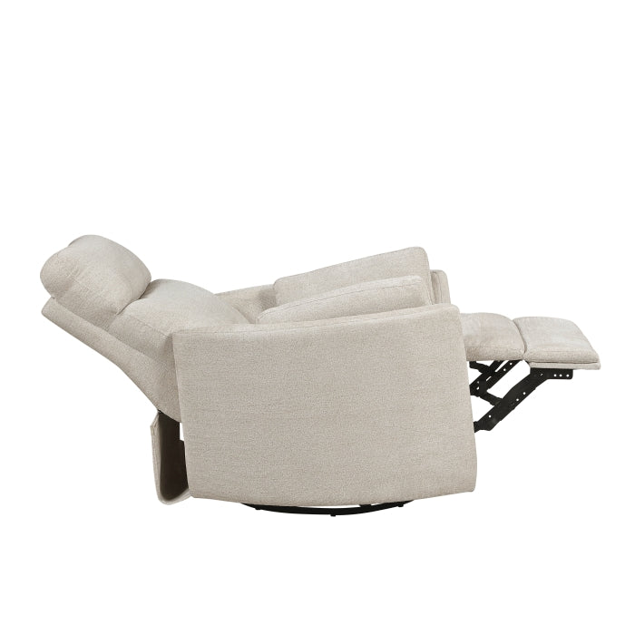 8118BE-1PW Power Swivel Glider Reclining Chair - 8118BE-1PW