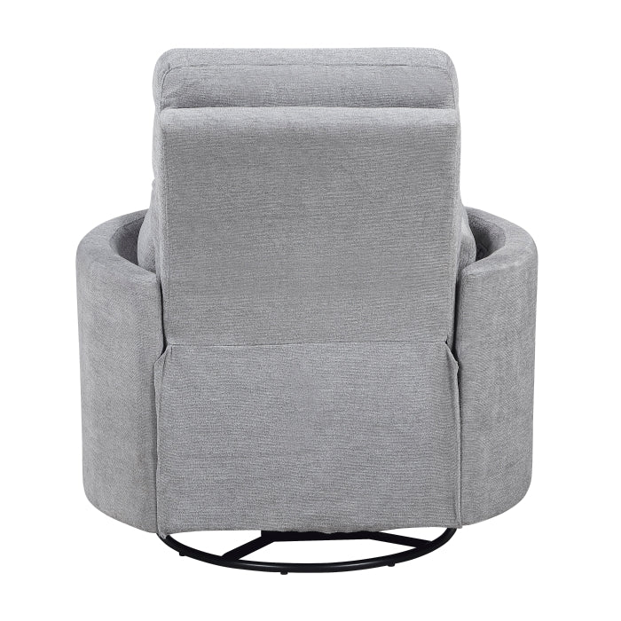8118GY-1PW Power Swivel Glider Reclining Chair - 8118GY-1PW