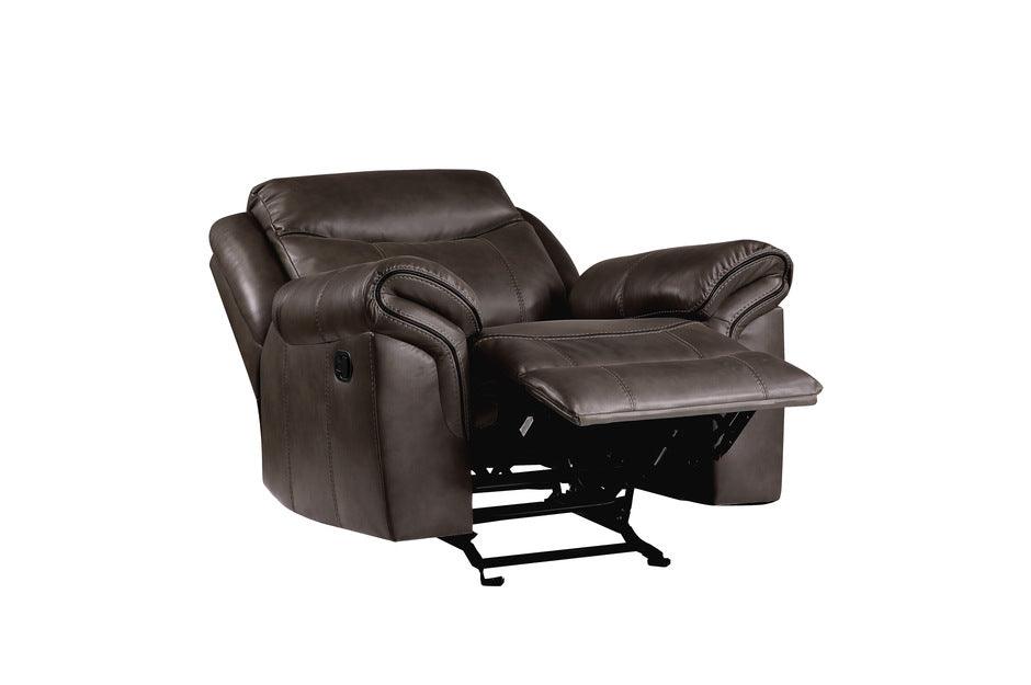 Aram 3 Piece Double Reclining Living Room Set 8206Brw-3Set | Homelegance