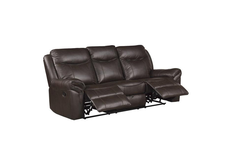 Aram 2 Piece Double Reclining Sofa Set 8206Brw-2Set | Homelegance